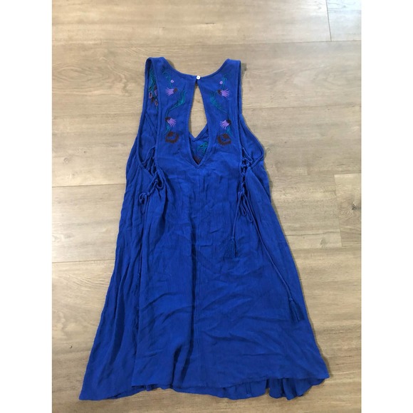 Intimately by Free People Blue Embrodiered Slip Dress - Picture 2 of 5